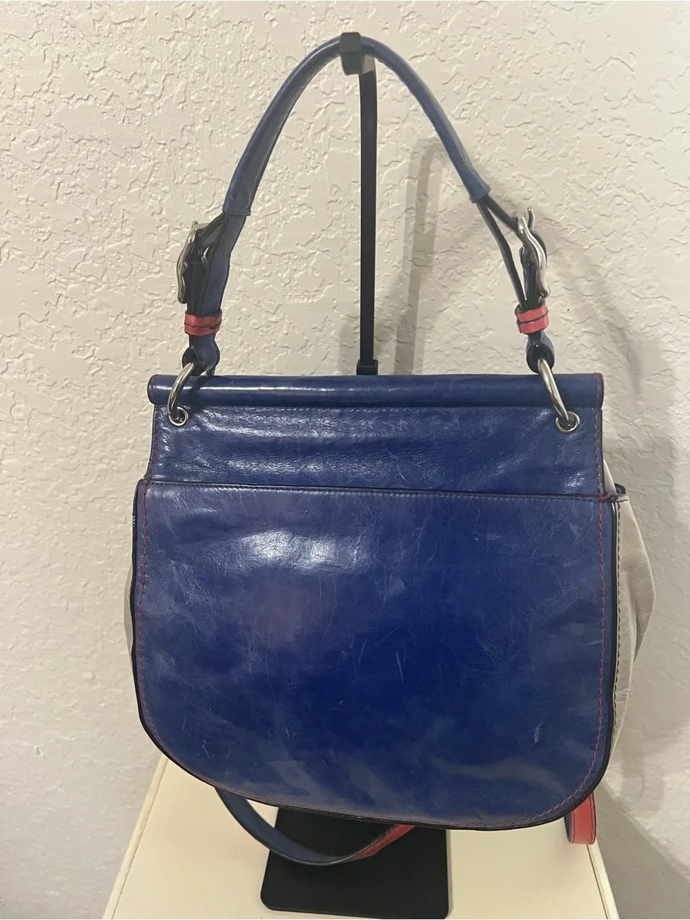 Coach Blue Leather Crossbody Bag - Picture 2 of 9